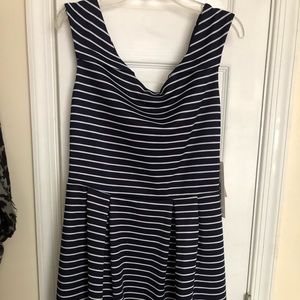 NWT Emerald Sundae Blue striped Dress, sized medium, Juniors